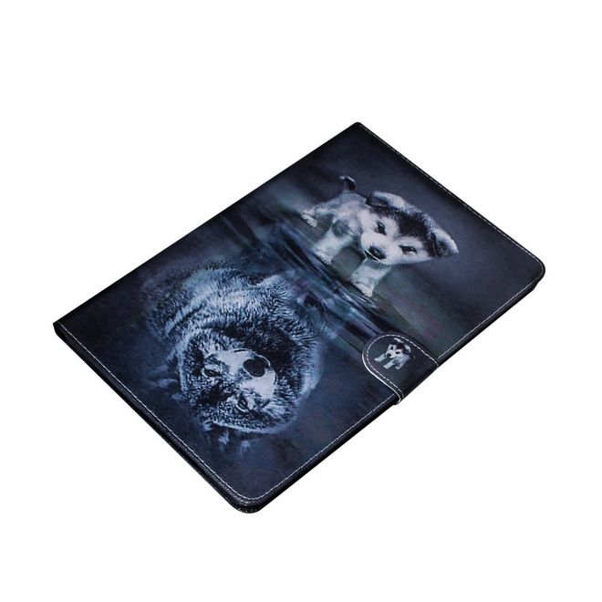 Samsung Galaxy Tab A 8.4 (2020) Hülle - Smart Kunstleder Case - mit Standfunktion - Wolf