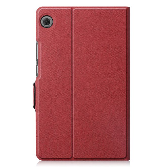 Huawei MatePad T8 Hülle - Case aus Stoff/Kunstleder - mit Standfunktion - rot