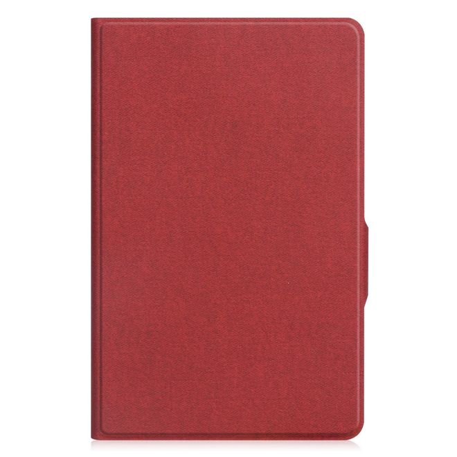 Huawei MatePad T8 Hülle - Case aus Stoff/Kunstleder - mit Standfunktion - rot