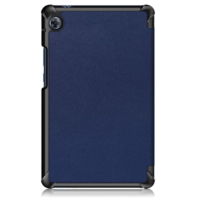 Huawei MatePad T8 Hülle - Dreifach faltbares Leder Case - dunkelblau