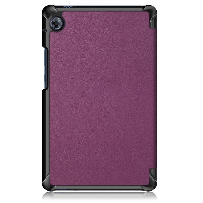 Huawei MatePad T8 Hülle - Dreifach faltbares Leder Case - purpur