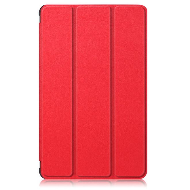 Huawei MatePad T8 Hülle - Dreifach faltbares Leder Case - rot
