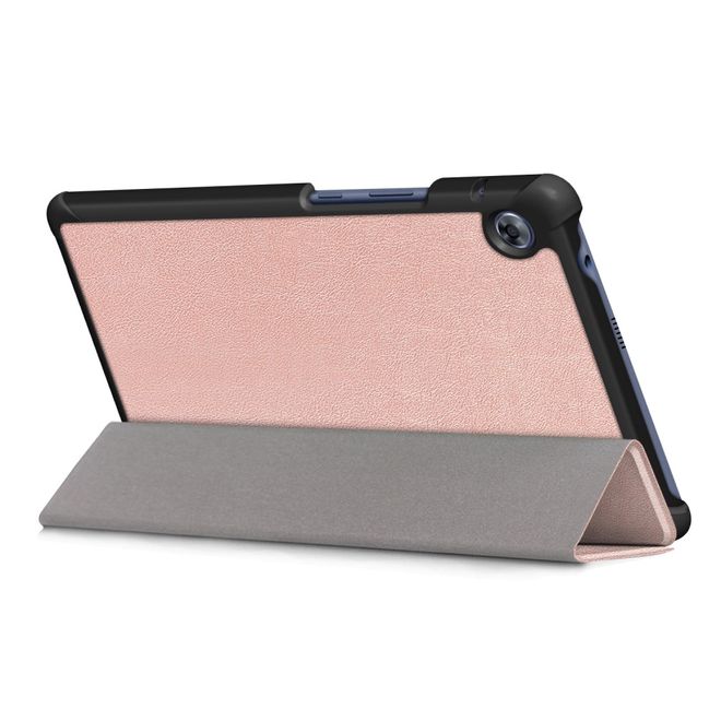 Huawei MatePad T8 Hülle - Dreifach faltbares Leder Case - rosegold