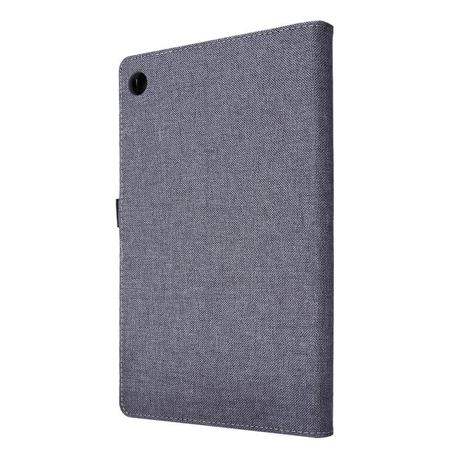 Lenovo Tab M10 FHD Plus (2nd Gen) Hülle - Case aus Stoff/Kunstleder - mit Standfunktion - grau