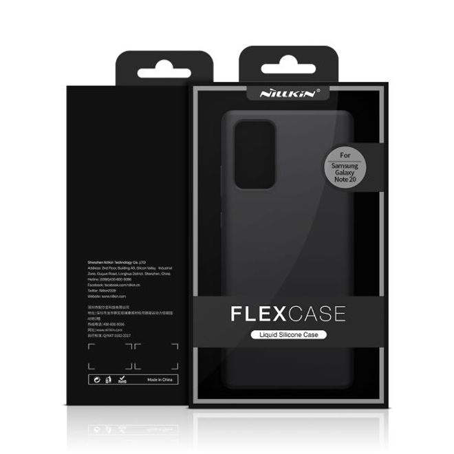 Nillkin - Samsung Galaxy Note 20 Handyhülle - Case aus flexiblem Plastik/Silikon - Flex Pure Series - blau