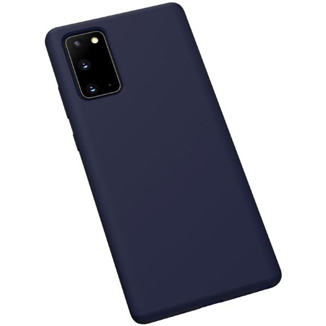 Nillkin - Samsung Galaxy Note 20 Handyhülle - Case aus flexiblem Plastik/Silikon - Flex Pure Series - blau