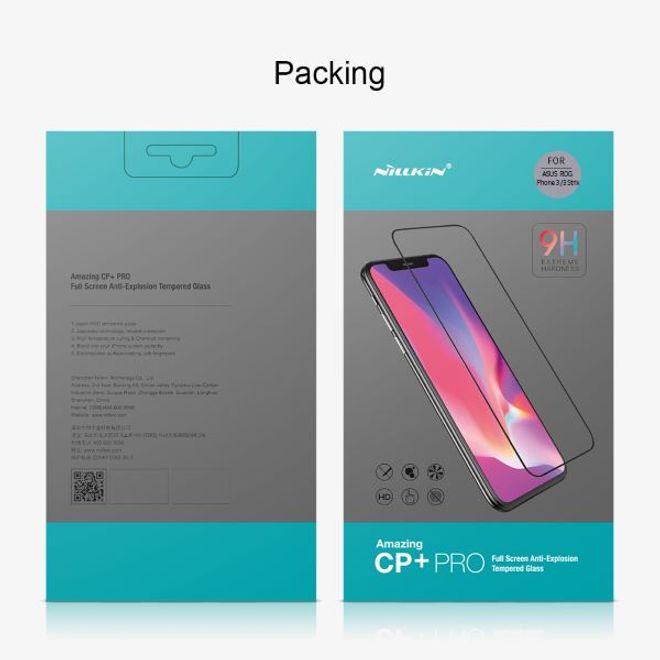Nillkin - Asus ROG Phone 3 Schutzfolie - aus gehärtetem Glas - CP+ Pro Series - schwarz