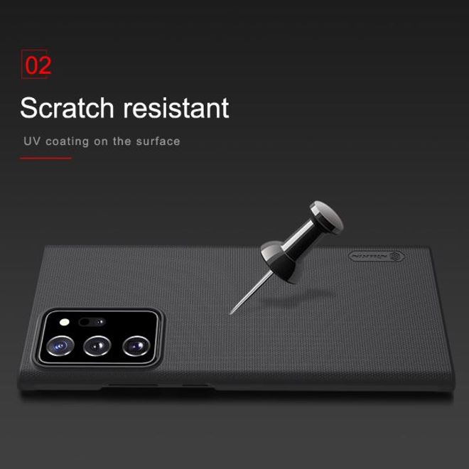 Nillkin - Samsung Galaxy Note 20 Ultra Hülle - Plastik Case - Super Frosted Shield Series - rot