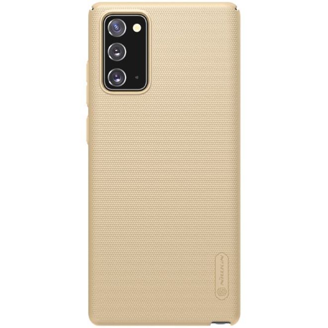 Nillkin - Samsung Galaxy Note 20 Hülle - Plastik Case - Super Frosted Shield Series - gold