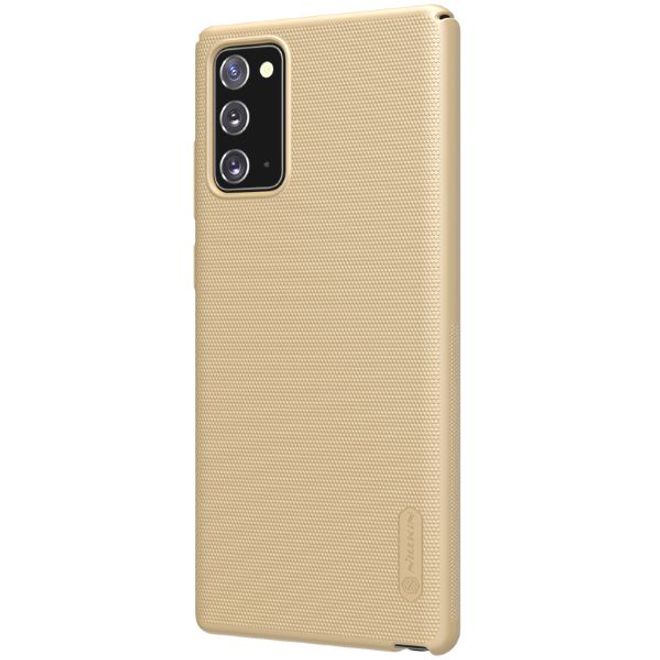 Nillkin - Samsung Galaxy Note 20 Hülle - Plastik Case - Super Frosted Shield Series - gold