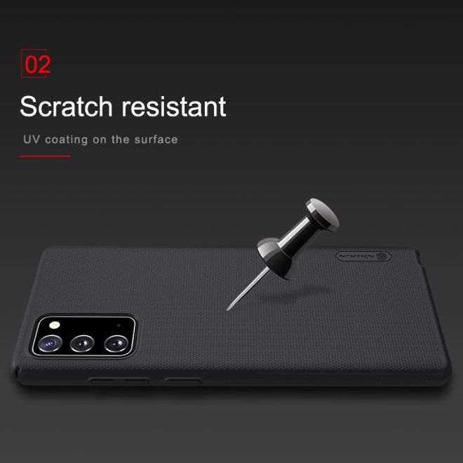 Nillkin - Samsung Galaxy Note 20 Hülle - Plastik Case - Super Frosted Shield Series - gold