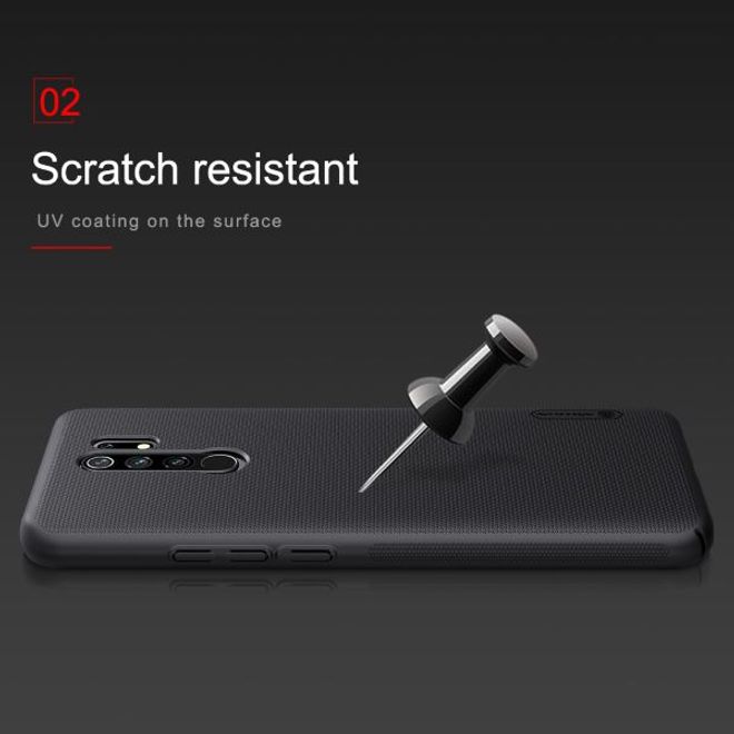 Nillkin - Xiaomi Redmi 9 Hülle - Plastik Case - Super Frosted Shield Series - schwarz