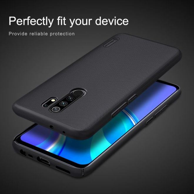 Nillkin - Xiaomi Redmi 9 Hülle - Plastik Case - Super Frosted Shield Series - schwarz