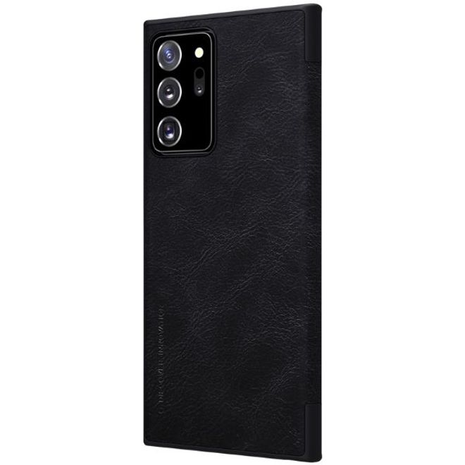 Nillkin - Samsung Galaxy Note 20 Ultra Hülle - Leder Book Case - Qin Series - schwarz