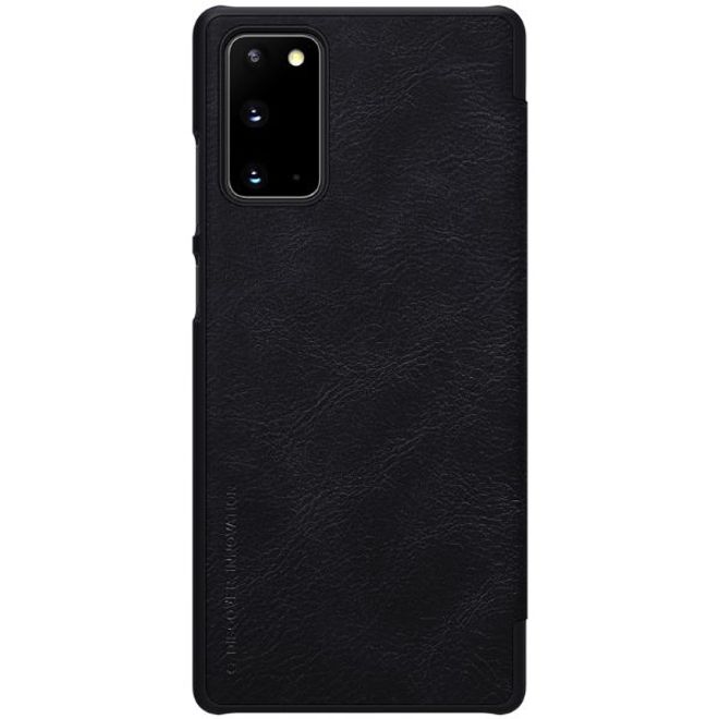 Nillkin - Samsung Galaxy Note 20 Hülle - Leder Book Case - Qin Series - schwarz