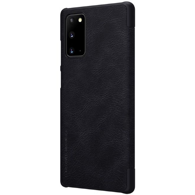 Nillkin - Samsung Galaxy Note 20 Hülle - Leder Book Case - Qin Series - schwarz
