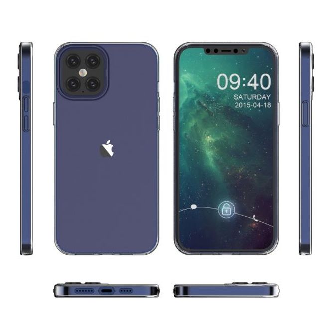 Coque pour iPhone 12 Pro Max - Série TPU souple - Transparente