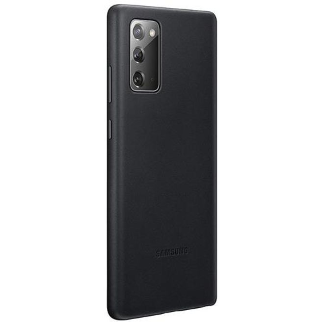 Samsung - Original Galaxy Note 20 Hülle - Hardcase - Leder Cover - schwarz