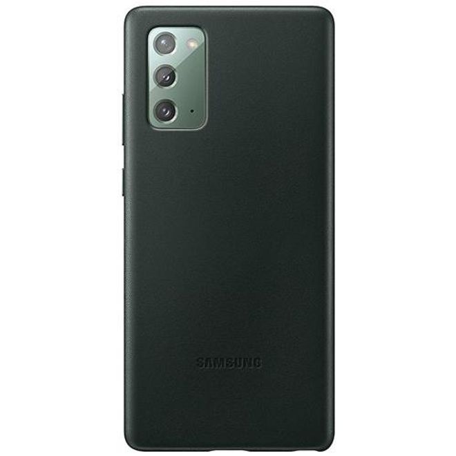 Samsung - Original Galaxy Note 20 Hülle - Hardcase - Leder Cover - grün