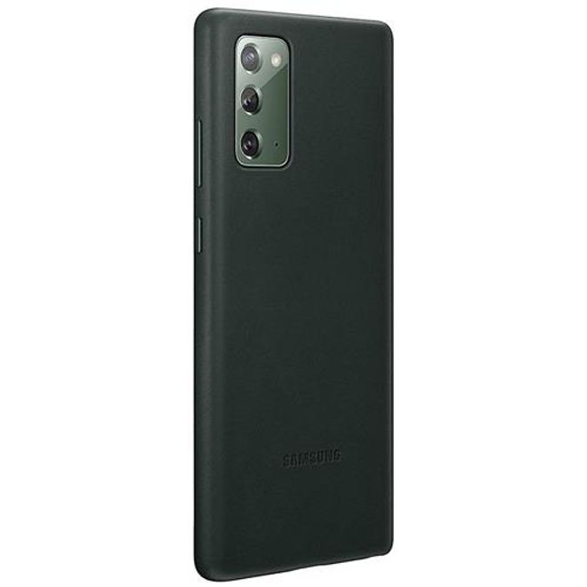 Samsung - Original Galaxy Note 20 Hülle - Hardcase - Leder Cover - grün