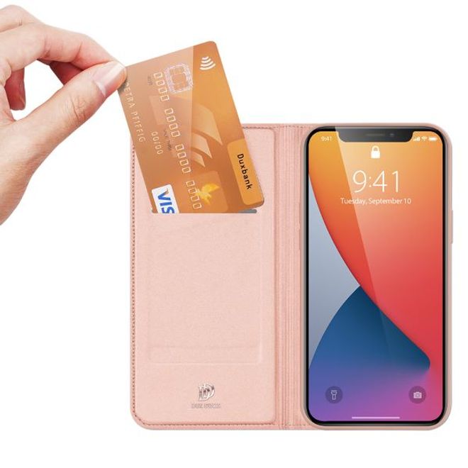 Dux Ducis - iPhone 12 mini Hülle - Handy Bookcover - Skin Pro Series - rosegold