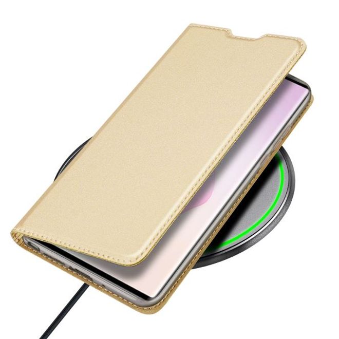 Dux Ducis - Samsung Galaxy Note 20 Hülle - Handy Bookcover - Skin Pro Series - gold