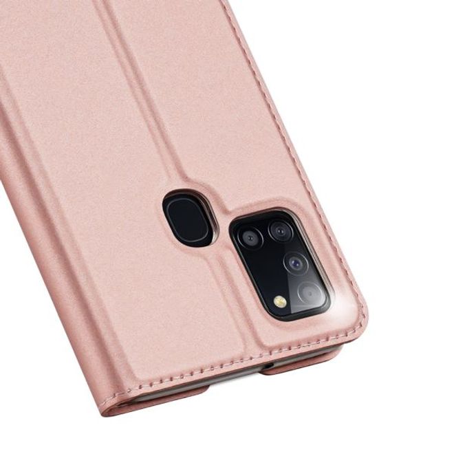 Dux Ducis - Samsung Galaxy A21s Hülle - Handy Bookcover - Skin Pro Series - rosegold