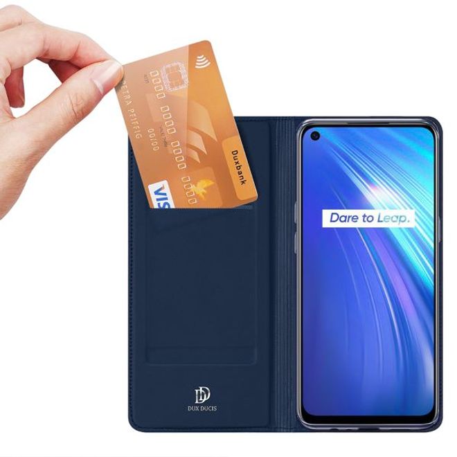 Dux Ducis - Oppo Realme 6 Pro Hülle - Handy Bookcover - Skin Pro Series - blau