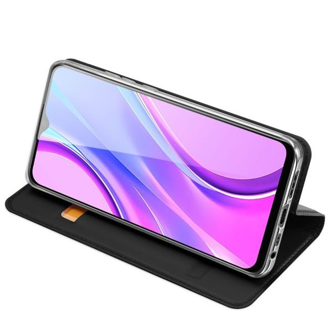 Dux Ducis - Xiaomi Redmi 9 Hülle - Handy Bookcover - Skin Pro Series - schwarz