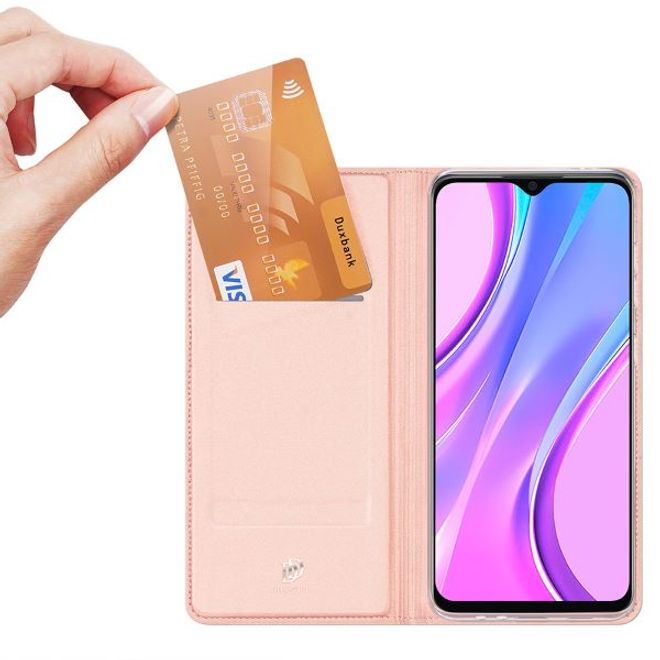 Dux Ducis - Xiaomi Redmi 9 Hülle - Handy Bookcover - Skin Pro Series - rosegold