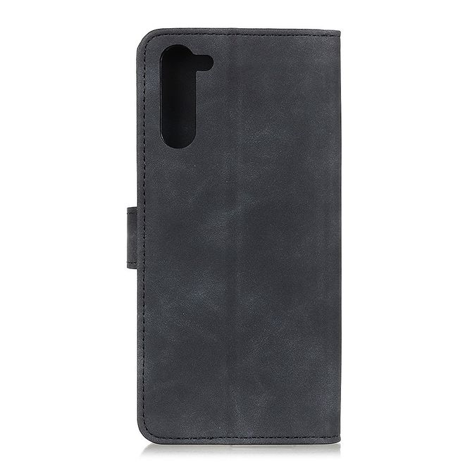 OnePlus Nord Handy Hülle - Classic IV Leder Bookcover Series - schwarz