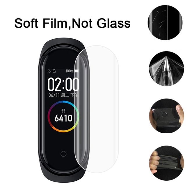 Xiaomi Mi Band 5 Schutzglas - 5 Stück - transparent