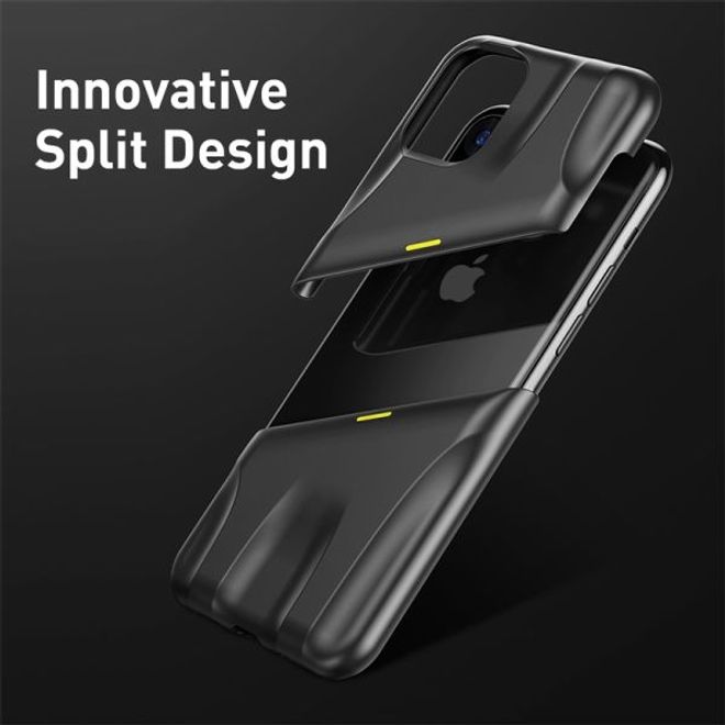 Baseus - iPhone 11 Pro Gaming Schutzhülle - zweiteilig - Airflow Series - weiss/rosa