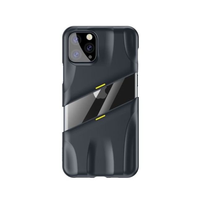Baseus - iPhone 11 Pro Gaming Schutzhülle - zweiteilig - Airflow Series - grau/gelb