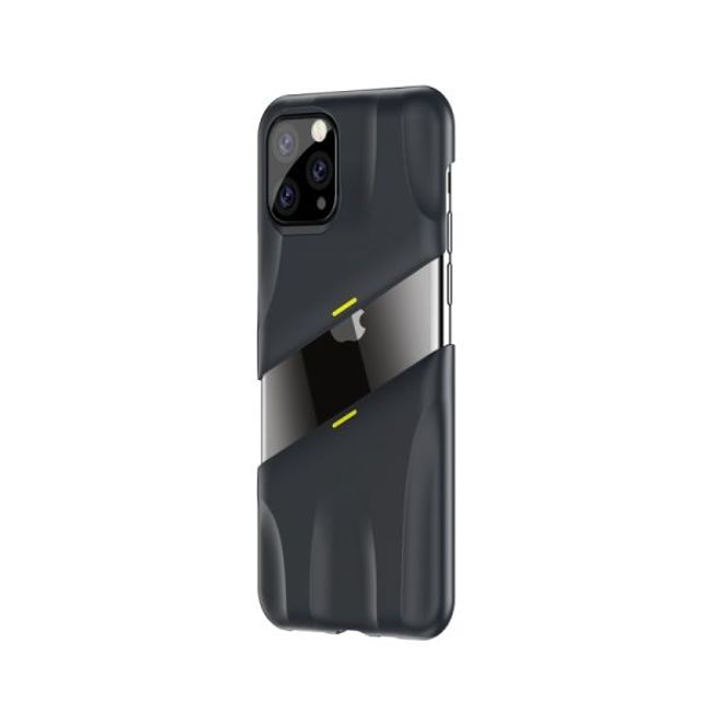 Baseus - iPhone 11 Pro Gaming Schutzhülle - zweiteilig - Airflow Series - grau/gelb