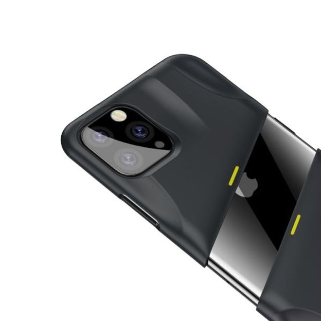 Baseus - iPhone 11 Pro Gaming Schutzhülle - zweiteilig - Airflow Series - grau/gelb