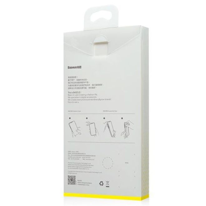 Baseus - iPhone 11 Pro Hülle - mit Anti-Lost Schleife fürs Handgelenk - transparent/schwarz