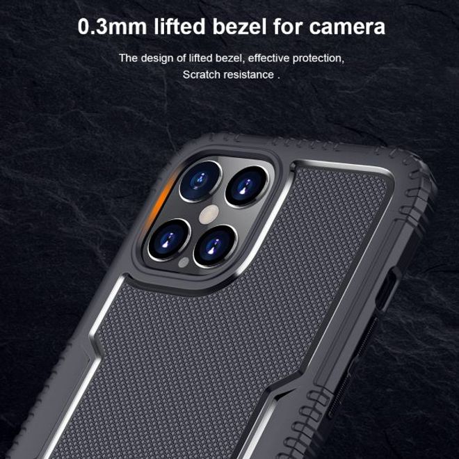 Nillkin - iPhone 12 Pro Max Hülle - TPU Softcase - Tactics Series - schwarz