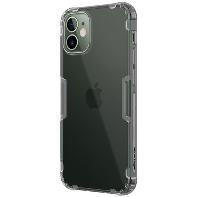 Nillkin - iPhone 12 mini Hülle - Case aus elastischem Plastik - Nature Soft Series - grau