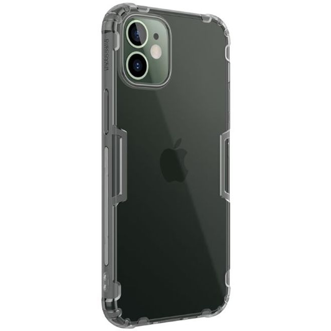 Nillkin - iPhone 12 mini Hülle - Case aus elastischem Plastik - Nature Soft Series - grau