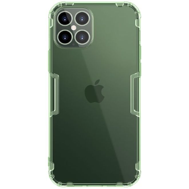 Nillkin - iPhone 12 Pro Max Hülle - Case aus elastischem Plastik - Nature Soft Series - dunkelgrün