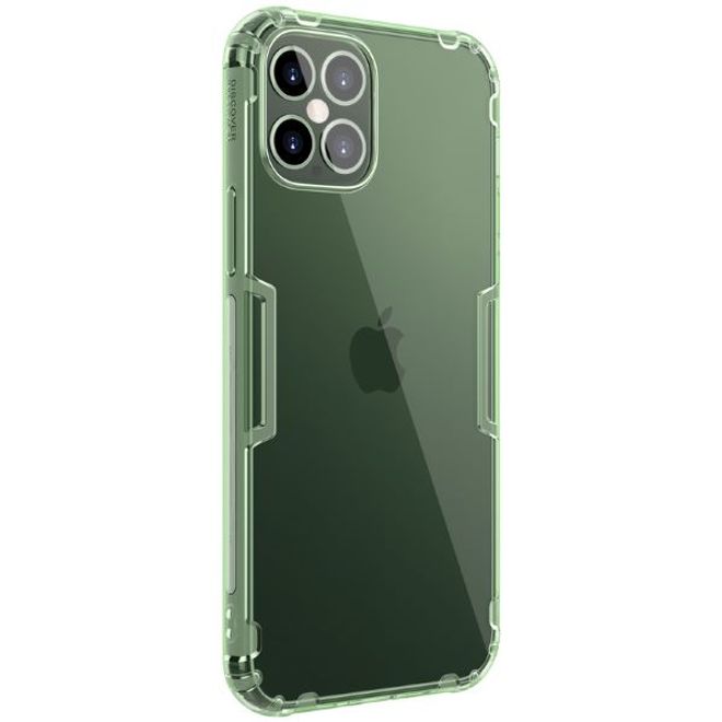 Nillkin - iPhone 12 Pro Max Hülle - Case aus elastischem Plastik - Nature Soft Series - dunkelgrün