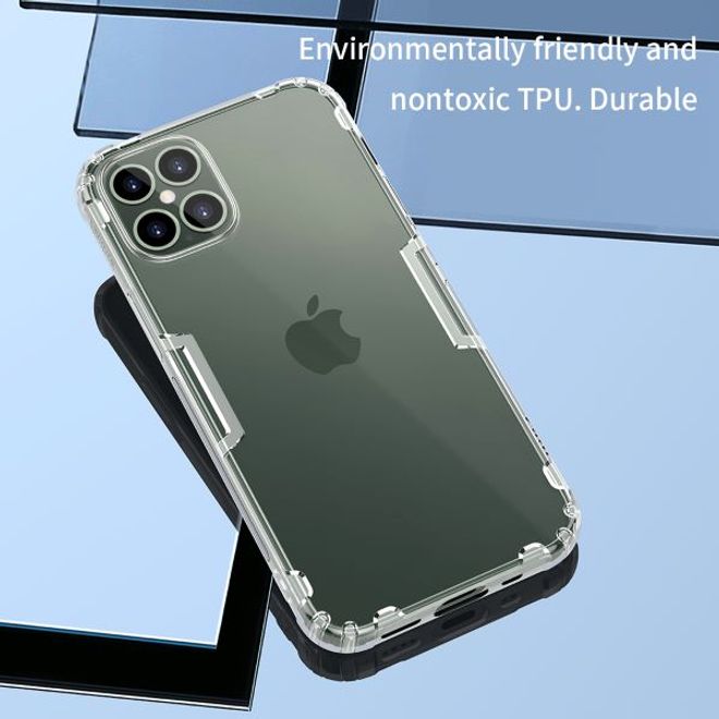 Nillkin - iPhone 12 Pro Max Hülle - Case aus elastischem Plastik - Nature Soft Series - dunkelgrün