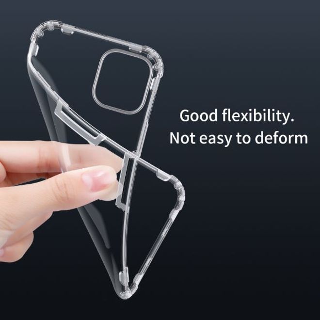 Nillkin - iPhone 12 Pro Max Hülle - Case aus elastischem Plastik - Nature Soft Series - dunkelgrün