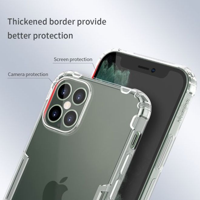 Nillkin - iPhone 12 Pro Max Hülle - Case aus elastischem Plastik - Nature Soft Series - dunkelgrün