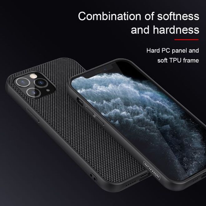 Nillkin - iPhone 12 / iPhone 12 Pro Hülle - Hardcase - Textured Series - schwarz