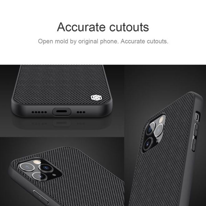 Nillkin - iPhone 12 / iPhone 12 Pro Hülle - Hardcase - Textured Series - schwarz