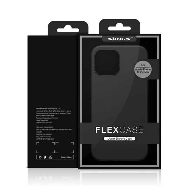 Nillkin - iPhone 12 Pro Max Handyhülle - Case aus flexiblem Plastik/Silikon - Flex Pure Series - schwarz