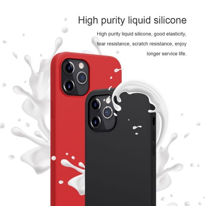Nillkin - iPhone 12 Pro Max Handyhülle - Case aus flexiblem Plastik/Silikon - Flex Pure Series - schwarz