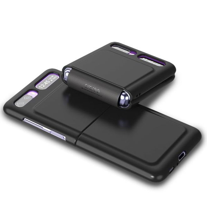 Araree - Galaxy Z Flip Hülle - Case aus Plastik - Aero Flex Series - schwarz